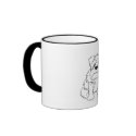 Schnauzer line Art mugs