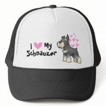 Schnauzer Love Mesh Hats