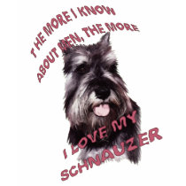 SCHNAUZER LOVE t-shirts by knewfy SCHNAUZER LOVE t-shirts