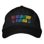 Schnauzer Mama embroidered hats
