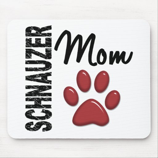 Schnauzer Mom 2 Mousepads