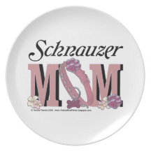 Schnauzer MOM Plates
