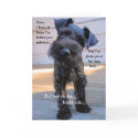 Gruß-Karte der Schnauzer-Mutter Tages karten