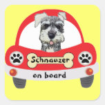 Schnauzer on Board Stickers