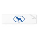 Schnauzer Silhouette Bumper Sticker bumper stickers by dogsilhouettes Schnauzer Silhouette Bumper Sticker bumper stickers