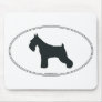 Schnauzer Silhouette Mouse Mat