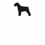 Schnauzer Silhouette with Natural Ears T-shirt