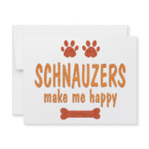 Schnauzers Make Me Happy invitations by TLArnold4 Schnauzers Make Me Happy invitations