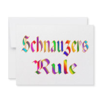 Schnauzers Rule invitations by TLArnold4 Schnauzers Rule invitations