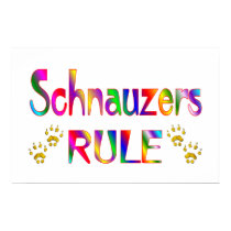 Schnauzers Rule posters