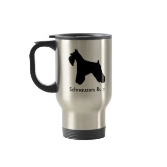 Schnauzers Rule Travel Mug mug