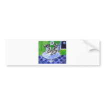 schnauzers share soda bumper sticker