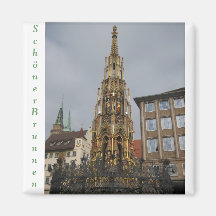 Schner Brunnen Refrigerator Magnet