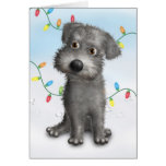 Schnoodle (Gray) Christmas Cards