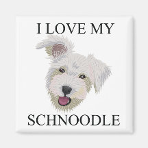 SCHNOODLE Love! Refrigerator Magnets