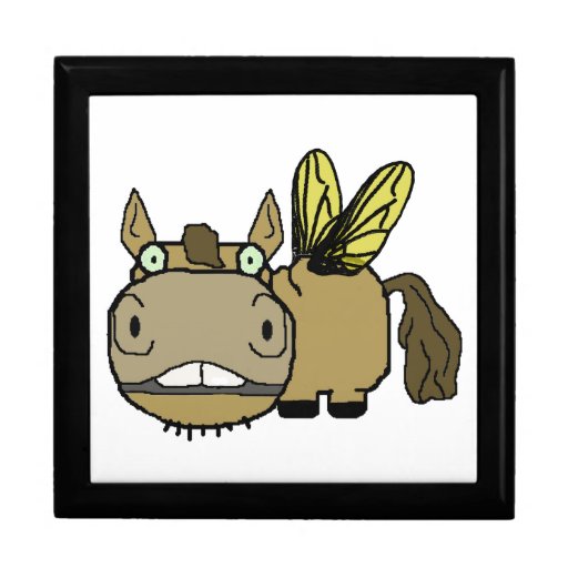 Schnozzle Horse Horsefly Cartoon Gift Box