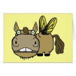 Schnozzle Horse Horsefly Cartoon Greeting Cards