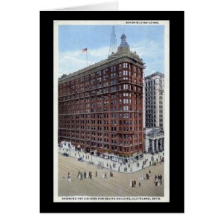Schofield Building, Cleveland Ohio 1920s Vintage card