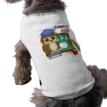 Scholar Owl Graduation 2012 -  Customize Pet Tshirt