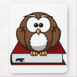Scholarily Owl Mouse Pads
