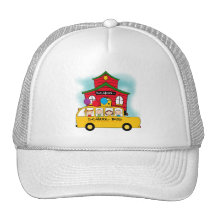 School and School Bus T-shirts and Gifts Trucker Hats