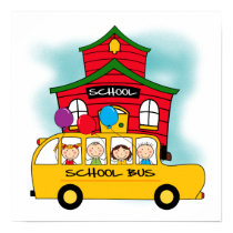 School and School Bus T-shirts and Gifts posters
