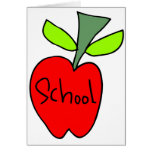 School Apples Cards