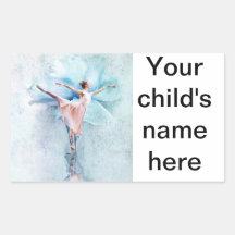 School Book Stickers Ballet
