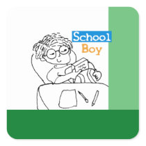 School Boy stickers