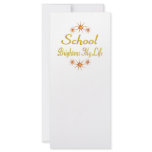 School Brightens My Life Rack Card Template
