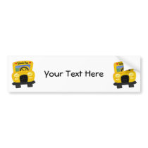 School Bus 2 (Customizable) Bumper Stickers