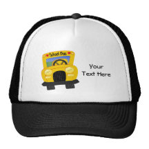 School Bus 2 (customizable) Trucker Hats