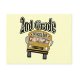 School Bus 2nd Grade Tshirts and Gifts