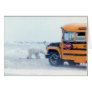 School bus and bear greeting cards