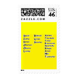 School Bus Attendant Stamp