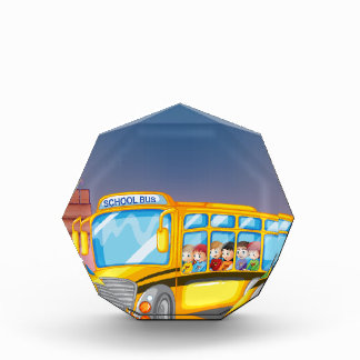 School Bus Acrylic Awards | Zazzle