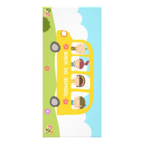 School Bus Back To School Rack Cards rack cards