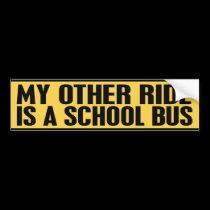SCHOOL BUS bumper stickers