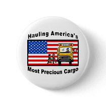 School Bus Button - Customized