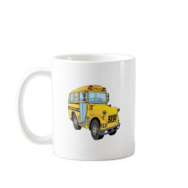 School Bus Cartoon Mug