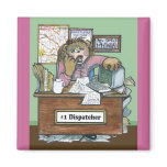 School Bus Dispatcher Magnet