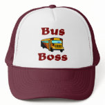 School Bus Driver Hat.  Bus Boss.