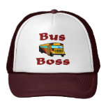 School Bus Driver Hat.  Bus Boss.