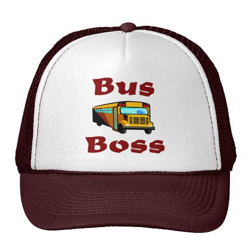 School Bus Driver Hat. Bus Boss.