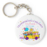 School Bus Driver Key Chain