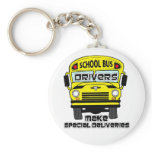 School Bus Driver Keychain