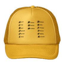School bus driver mesh hats