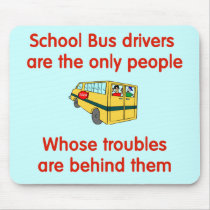 School Bus Driver Mousepad