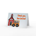 School Bus Driver Thank You Card