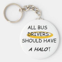 School Bus Drivers Should Have A Halo Keychains